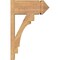 Ekena Millwork Merced Arts & Crafts Smooth Outlooker, Western Red Cedar, 7 1/2"W x 16"D x 24"H OUT08X16X24MRC03SWR - alternate 4